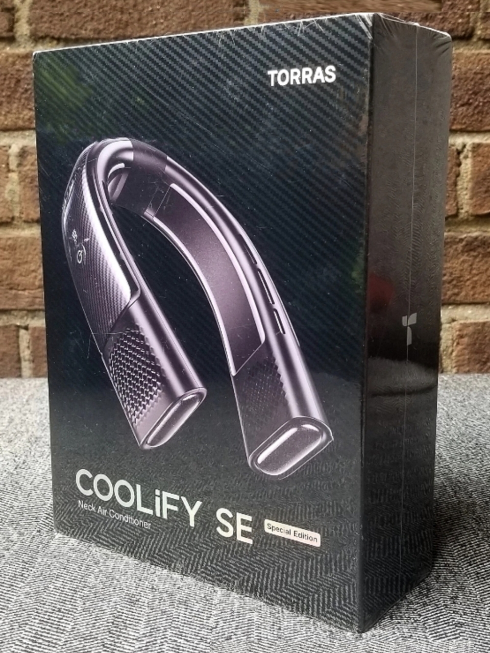 TORRAS Coolify SE Neck Air Conditioner Fan Rechargeable App Control- Black